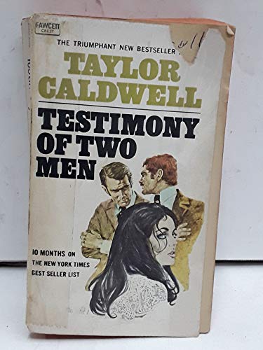 Imagen de archivo de TESTIMONY TWO MEN 1 a la venta por Front Cover Books