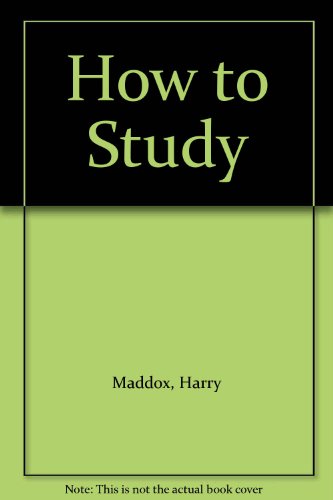 9780449308318: HOW TO STUDY