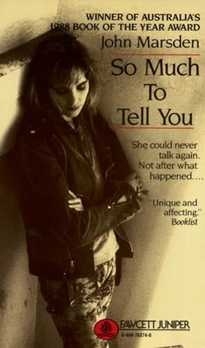 Imagen de archivo de So Much to Tell You a la venta por Bookmonger.Ltd