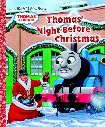 Imagen de archivo de Thomas' Night Before Christmas (Thomas & Friends) (Little Golden Book) a la venta por Your Online Bookstore