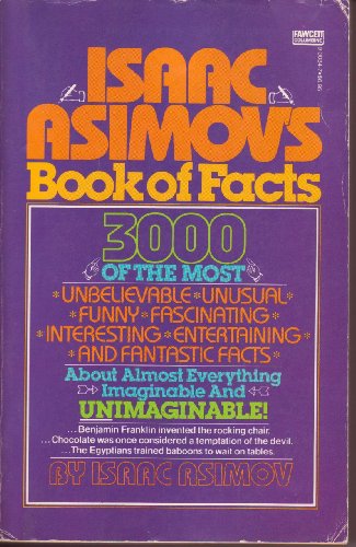 Beispielbild fr Isaac Asimov's Book Of Facts zum Verkauf von Wonder Book