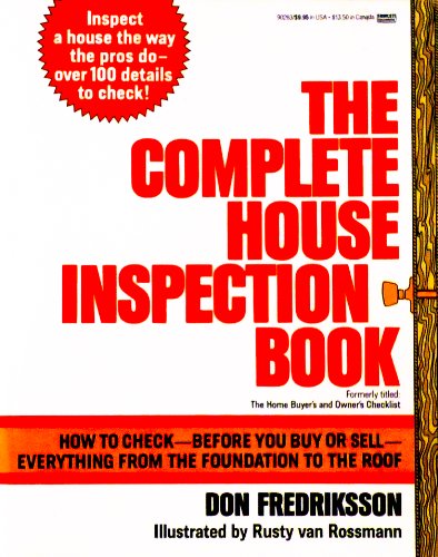 Stock image for The Complete House Inspection Book for sale by Wonder Book