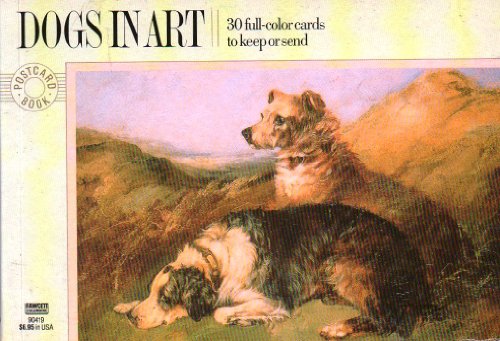 9780449904190: Dogs in Art/Postcard Book