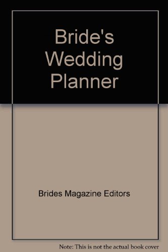 Beispielbild fr The Bride's Wedding Planner zum Verkauf von Better World Books