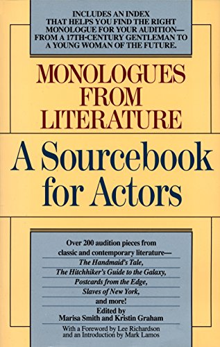 Imagen de archivo de Monologues from Literature: A Sourcebook for Actors a la venta por SecondSale