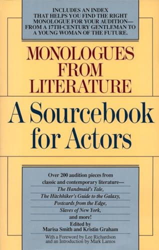 Stock image for Monologues from Literature: A Sourcebook for Actors for sale by SecondSale