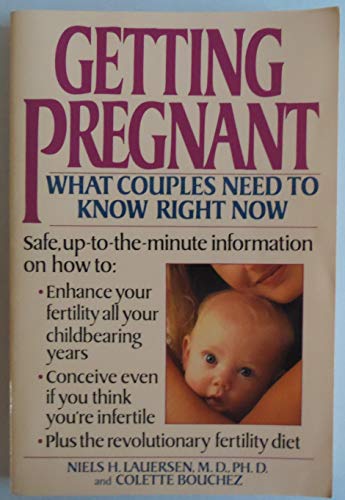 Stock image for Getting Pregnant : What Couples Need to Know Right Now for sale by Better World Books