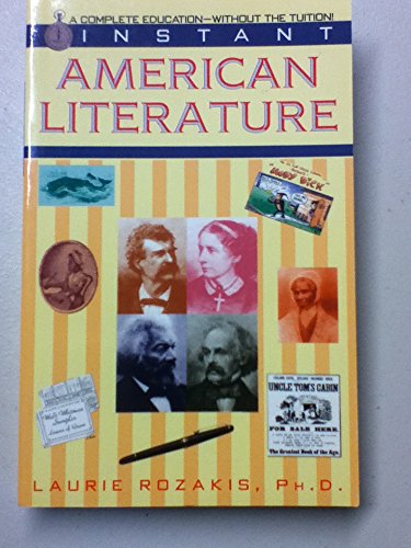 Imagen de archivo de Instant American Literature a la venta por HPB-Movies