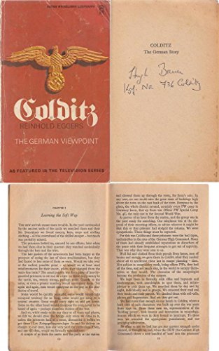 Colditz: The German Story - REINHOLD Translated And Edited By GEE HOWARD EGGERS