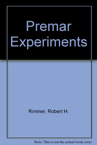 Stock image for Premar Experiments for sale by Antiquariat Armebooks
