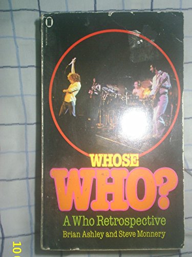 Stock image for Whose Who? a Who Retrospective for sale by WeBuyBooks