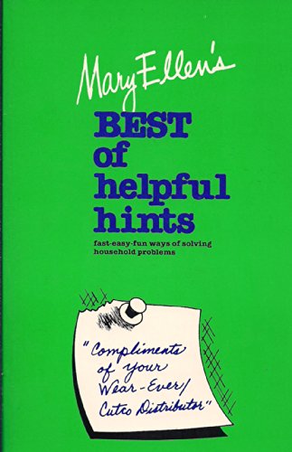 Stock image for Mary Ellen's Best of Helpful Hints for sale by Goldstone Books