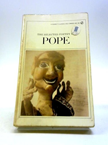 Imagen de archivo de Selected Poetry of Alexander Pope (Signet Classical Books) a la venta por HPB Inc.