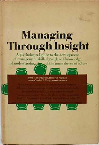 Stock image for Managing Through Insight for sale by JR Books