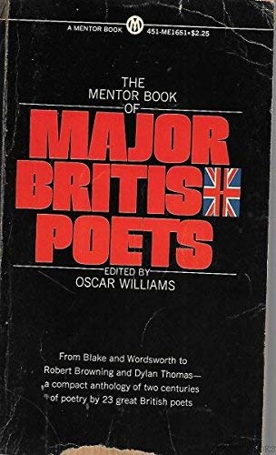 9780451000613: Mentor Book of Major British Poets