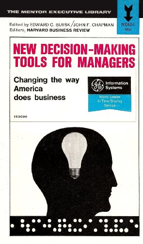 Imagen de archivo de NEW DECISION-MAKING TOOLS FOR MANAGERS a la venta por Better World Books