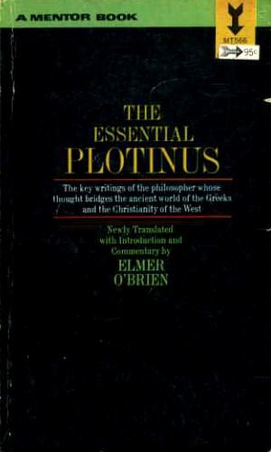 Stock image for Essential Plotinus (Mentor Books) for sale by Half Price Books Inc.