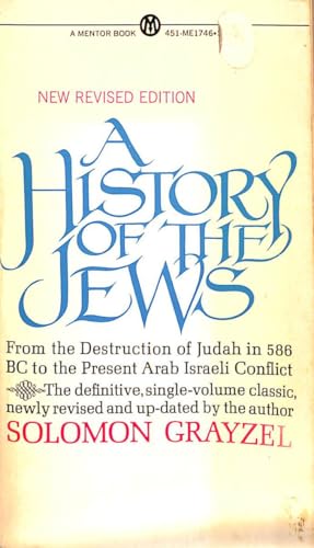 Stock image for A History of the Jews (Mentor books) for sale by Better World Books