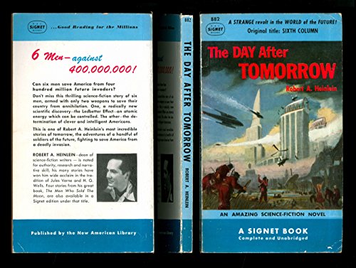 Stock image for The Day after Tomorrow (Sixth Column) for sale by dsmbooks