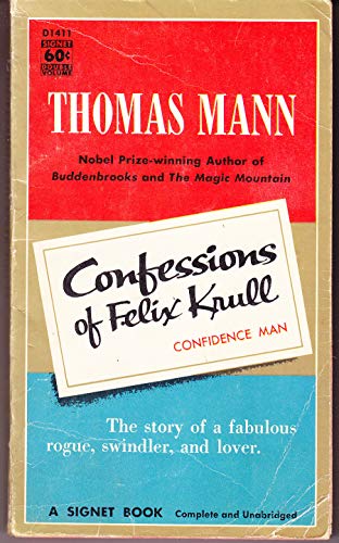 Beispielbild für The Confessions of Felix Krull: Confidence Man (Signet, D1411) zum Verkauf von Wonder Book