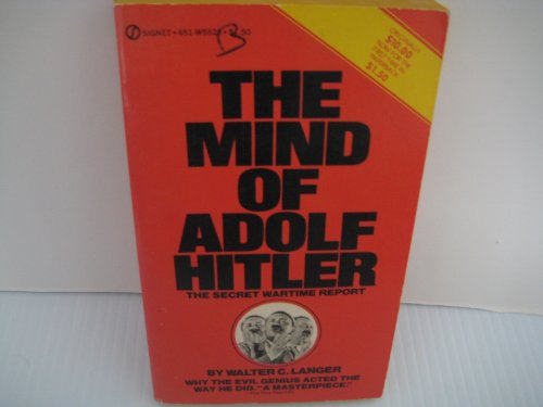 9780451055231: The Mind of Adolf Hitler