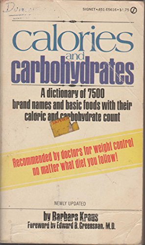 9780451076427: Calories and Carbohydrates
