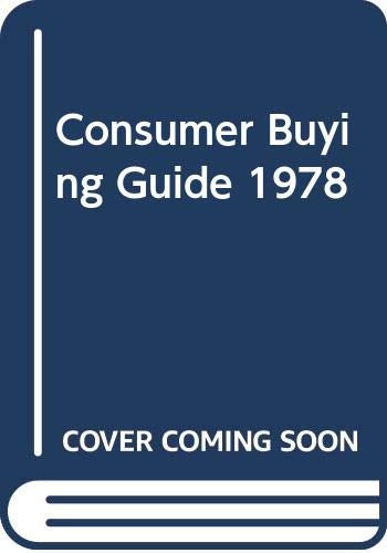 Consumer Buying Guide 1978 (9780451079923) by Consumer Guide Editors