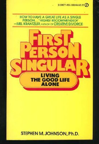 Imagen de archivo de First Person Singular a la venta por Better World Books