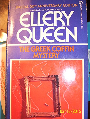 The Greek Coffin Mystery: Special 50th Anniversay Edition (Sharp, Attractive Unread Copy)