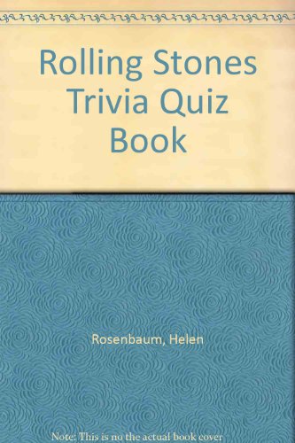 Beispielbild fr THE ROLLING STONES TRIVIA QUIZ BOOK. zum Verkauf von Comic World