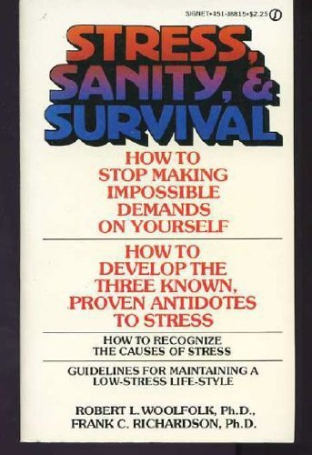 Imagen de archivo de Stress, Sanity and Survival a la venta por Better World Books: West