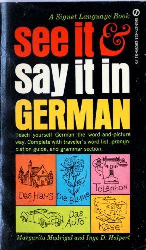 Imagen de archivo de See It and Say It in German a la venta por ThriftBooks-Atlanta