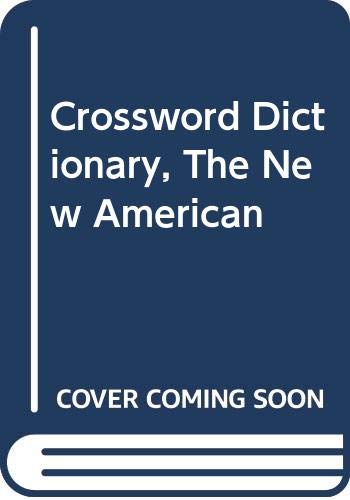 Beispielbild fr New American Crossword Puzzle Dictionary zum Verkauf von Black Tree Books