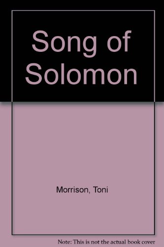 Stock image for Song of Solomon for sale by Irish Booksellers