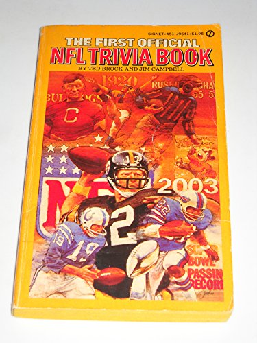 Beispielbild fr The First Official NFL Trivia Book zum Verkauf von Wonder Book
