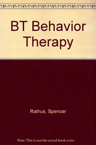 Imagen de archivo de BT Behavior Therapy a la venta por ThriftBooks-Atlanta