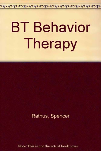 Stock image for BT Behavior Therapy for sale by ThriftBooks-Atlanta