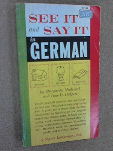 Stock image for See It and Say It in German for sale by Wonder Book