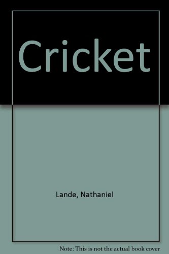 Beispielbild fr Cricket zum Verkauf von Best and Fastest Books