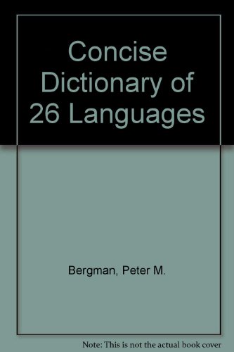 9780451114785: Concise Dictionary of 26 Languages