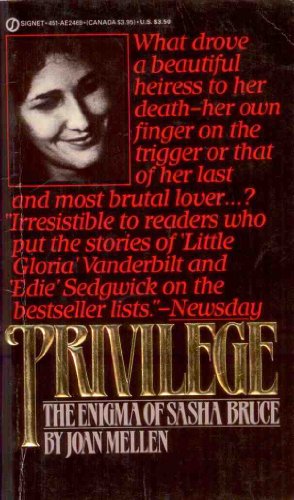 9780451124692: Title: Privilege The Enigma of Sasha Bruce