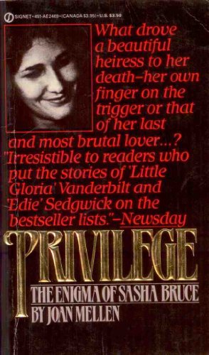 Imagen de archivo de Privilege : The Enigma of Sasha Bruce a la venta por Goodwill Industries