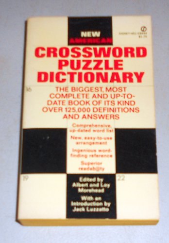 9780451126481: New American Crossword Puzzle Dictionary