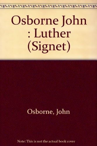 Imagen de archivo de Luther (Signet) a la venta por Redux Books