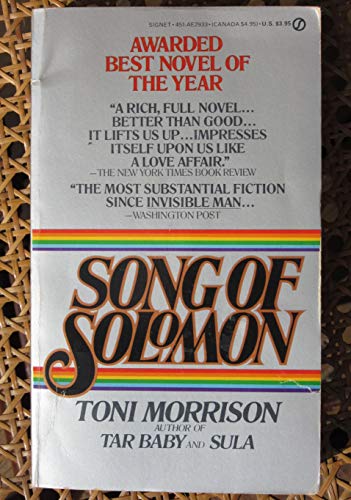 9780451129338: Morrison Toni : Song of Solomon (Signet)
