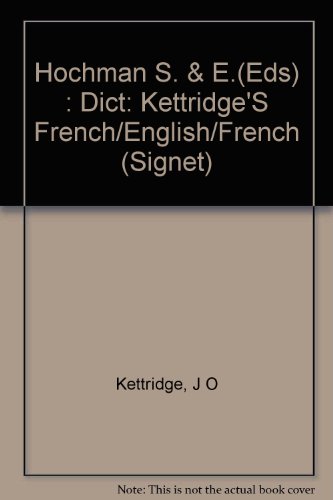 Stock image for Kettridge's French/English, English/French Dictionary for sale by Better World Books