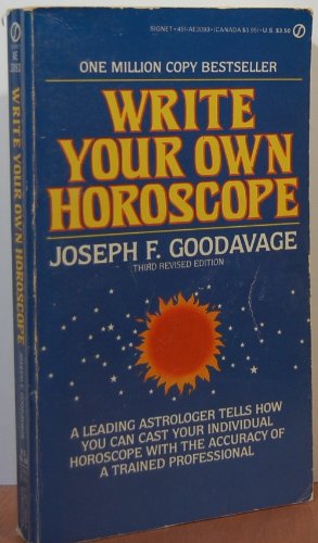 Beispielbild fr Write Your Own Horoscope zum Verkauf von Better World Books