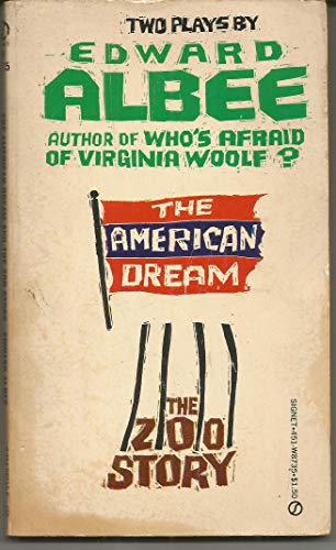 Beispielbild fr The American Dream and Zoo Story zum Verkauf von Wonder Book