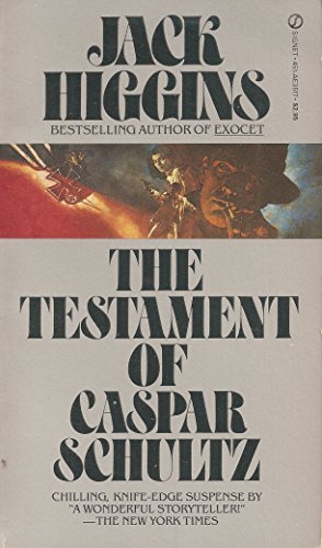 Beispielbild fr Testament of Caspar Schultz zum Verkauf von SecondSale