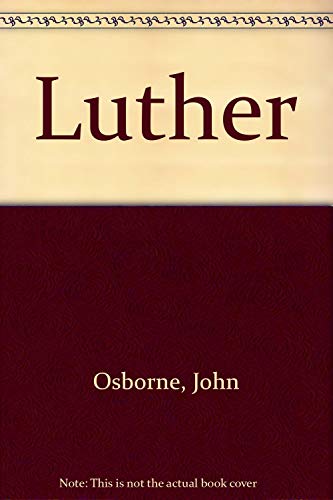 Imagen de archivo de Luther a la venta por Wonder Book